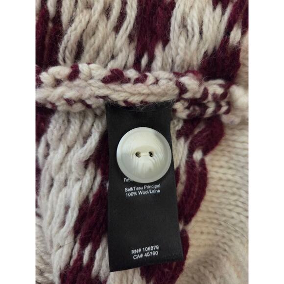 RAG & BONE Willow Fair Isle Wool Cardigan Extra Small 100% Wool - Picture 12 of 12